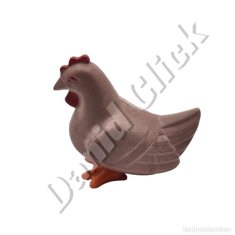 Playmobil: Playmobil Gallina Marr&oacute;n Ave Corral Granja Gallinero Bel&eacute;n Medieval