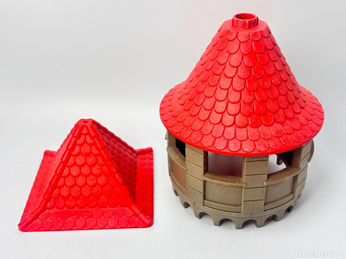 Playmobil: Playmobil tejado cuadrado redondo con corona Castillo