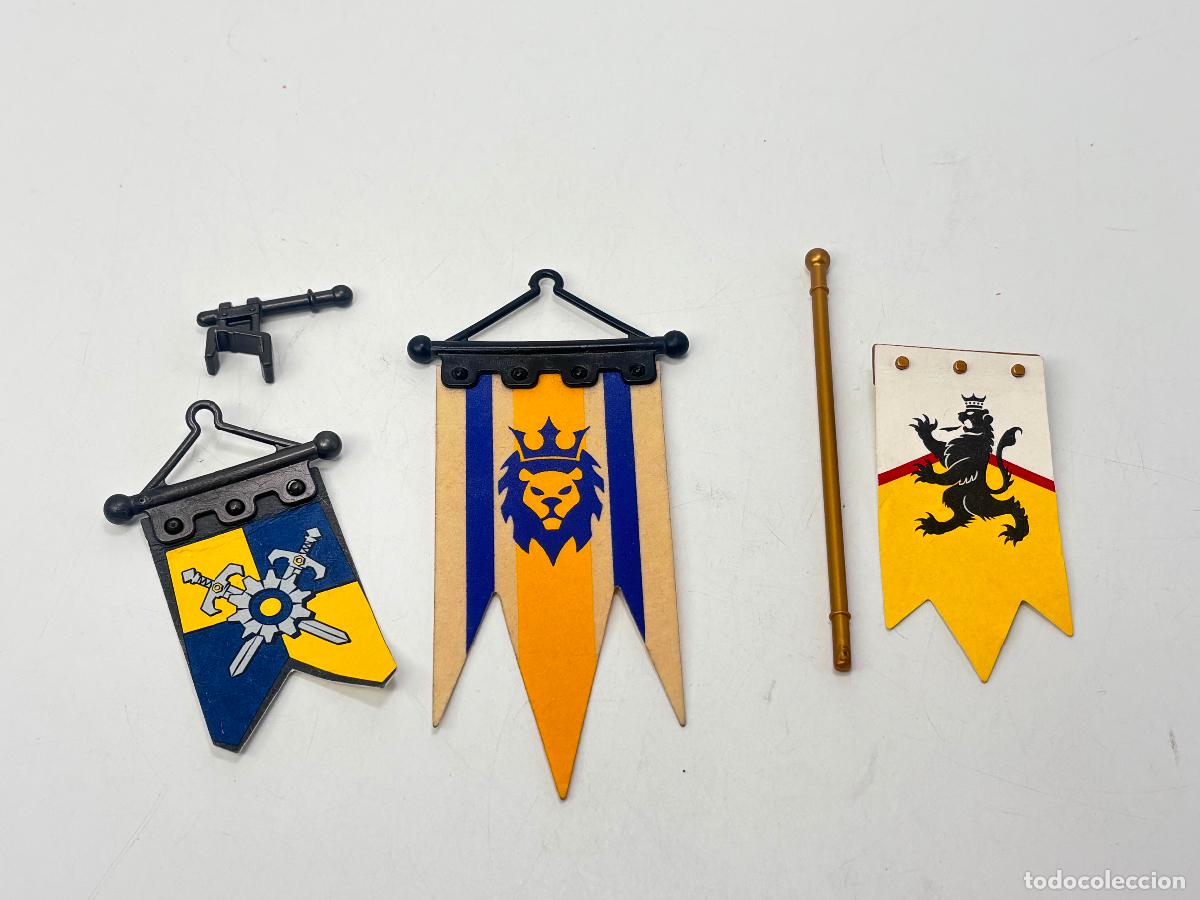 Playmobil: Playmobil lote estandarte con soporte Castillo