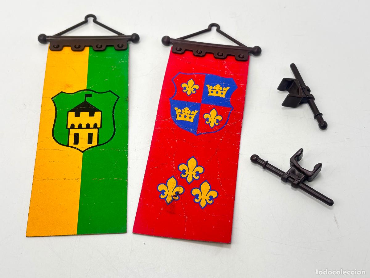 Playmobil: Playmobil 3666 lote estandarte con soporte Castillo