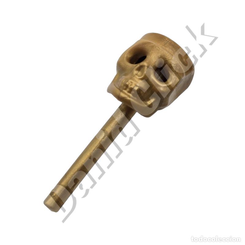 Playmobil: Playmobil Cetro Calavera Dorado Bast&oacute;n Mago Brujo Esqueleto Halloween