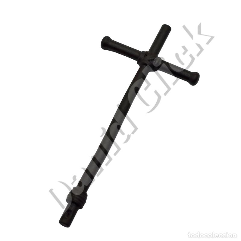 Playmobil: Playmobil Cruz Madera Marr&oacute;n Tumba Cementerio Semana Santa Nazareno Oeste