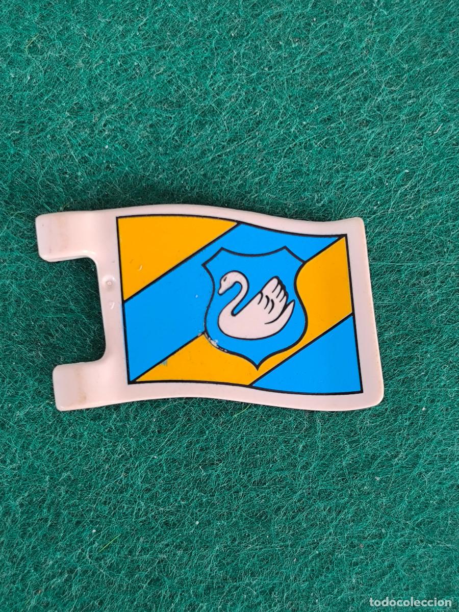 Playmobil: Playmobil bandera orden cisne azul celeste amarillo medieval caballero castillo romanos vikingos