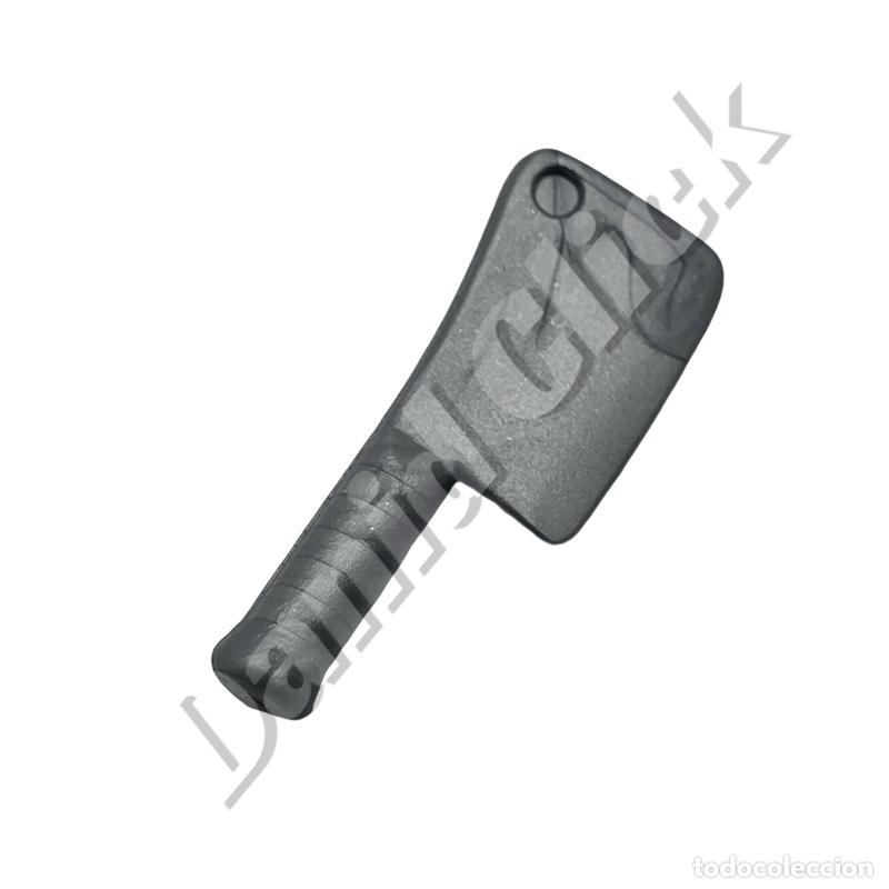 Playmobil: Playmobil Cuchillo Carnicero Hacha Machete Cocina Gris Mercado Medieval Casa
