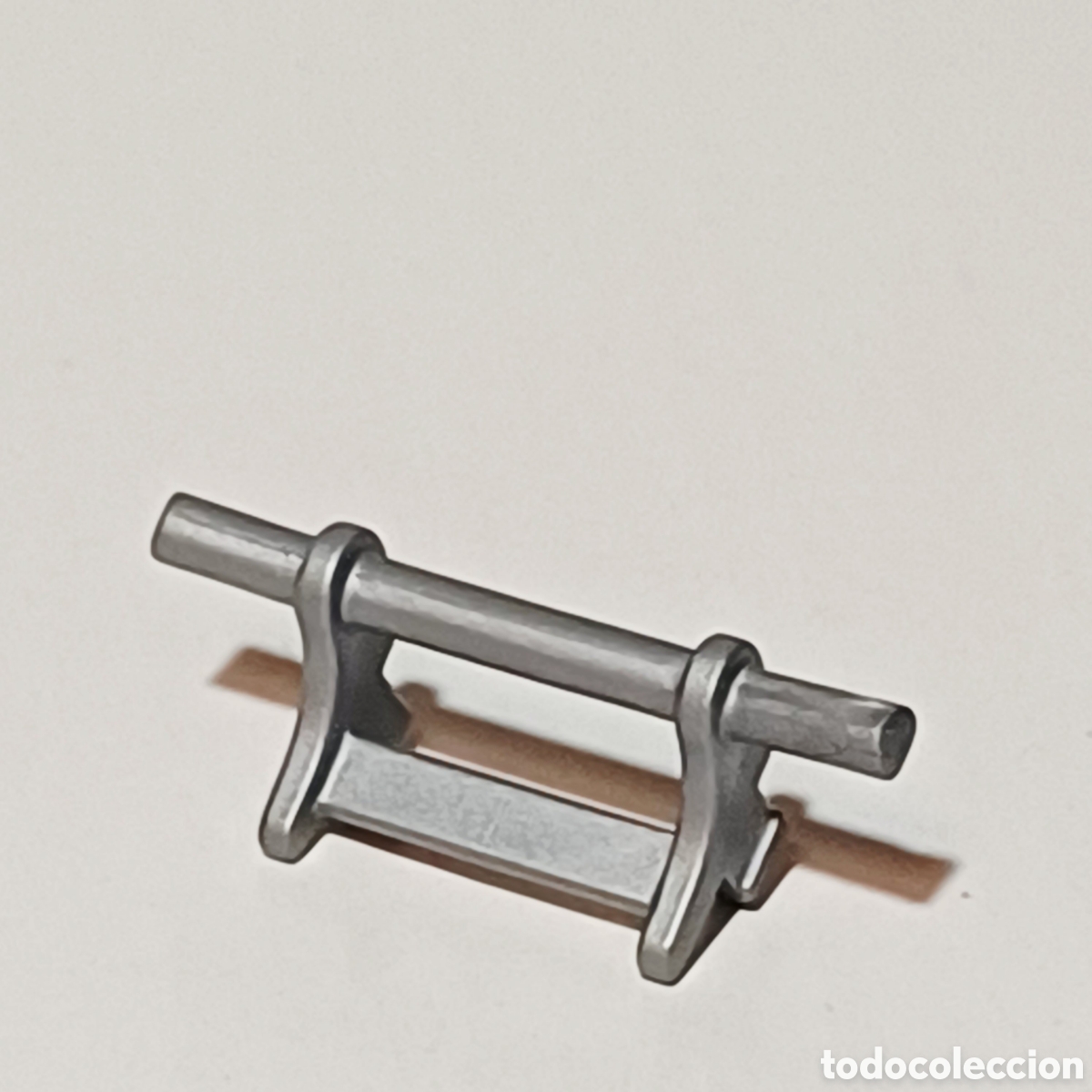 Playmobil: Pieza playmobil N&deg; 30084780 30245632 manillar gris vagoneta de mina agarre ref. 3802 5246