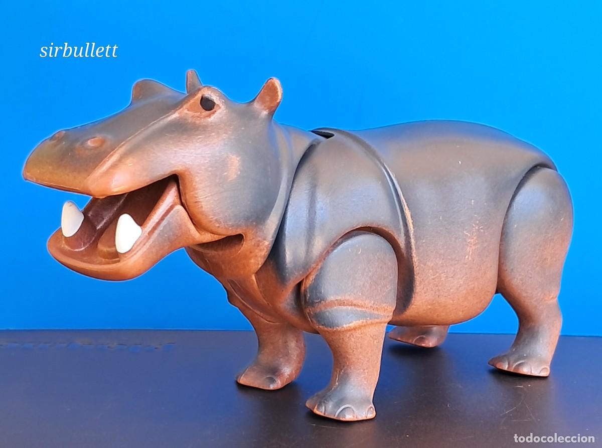 Playmobil: Hipop&oacute;tamo. Playmobil. Animales africanos. Sabana