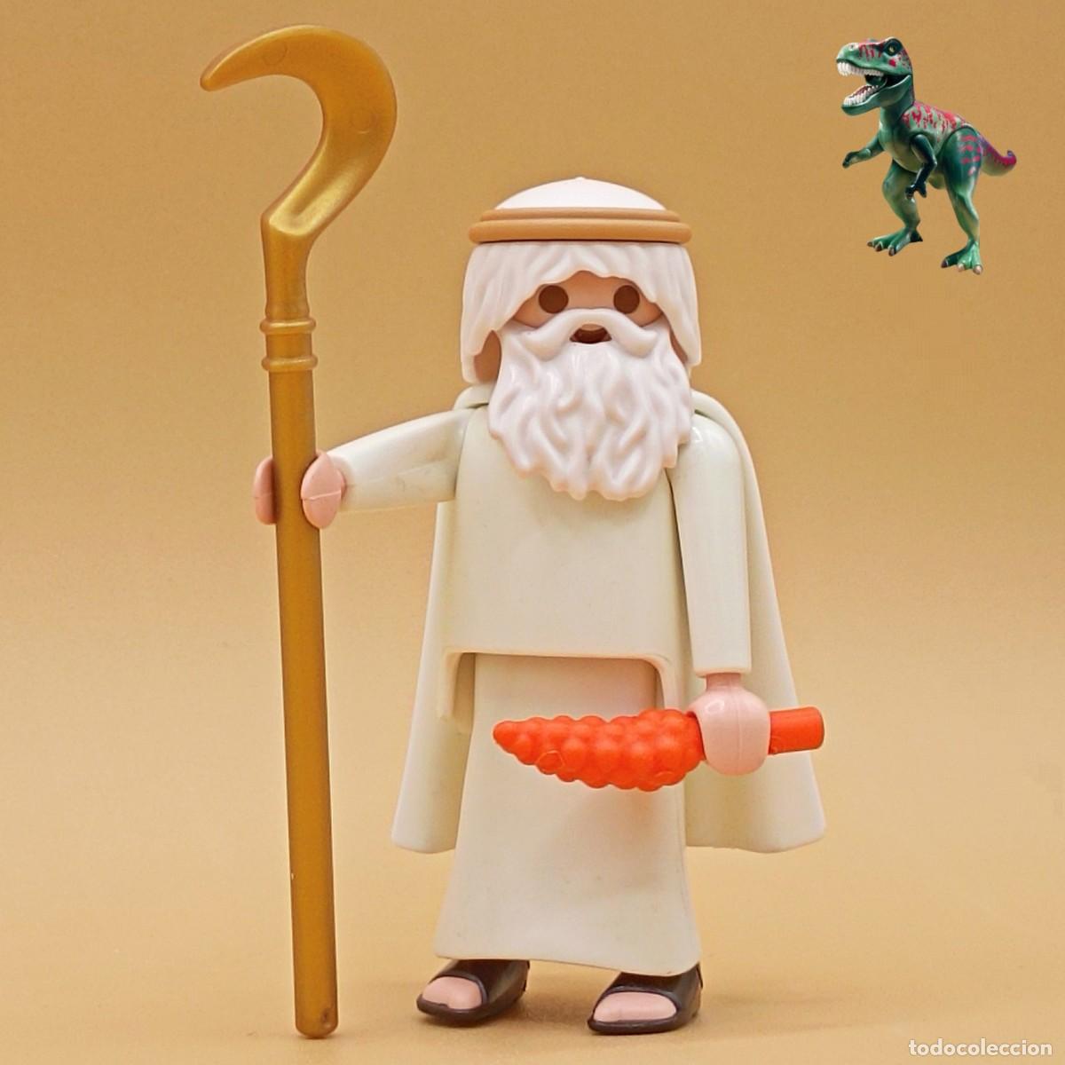 Playmobil: Playmobil figura druida celta galo barbaros mago brujo sacerdote bosque medieval