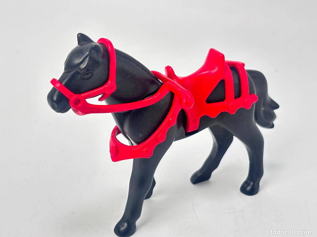 Playmobil: Playmobil caballo con rienda y silla medieval