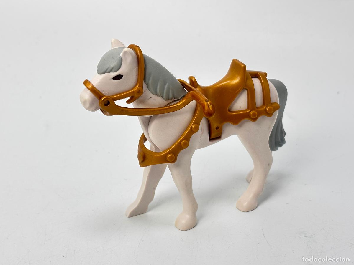 Playmobil: Playmobil caballo con rienda y silla medieval