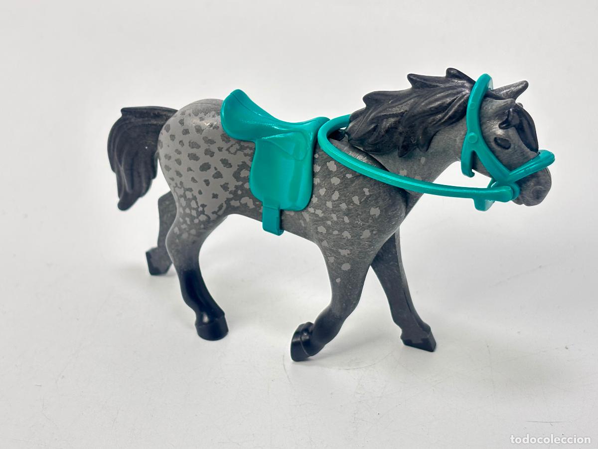 Playmobil: Playmobil caballo con rienda y silla medieval