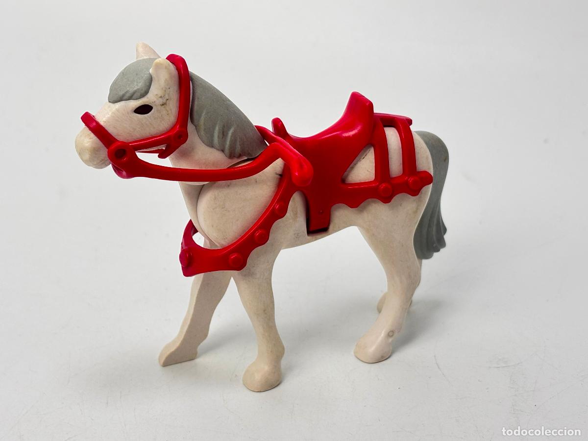 Playmobil: Playmobil caballo con rienda y silla medieval