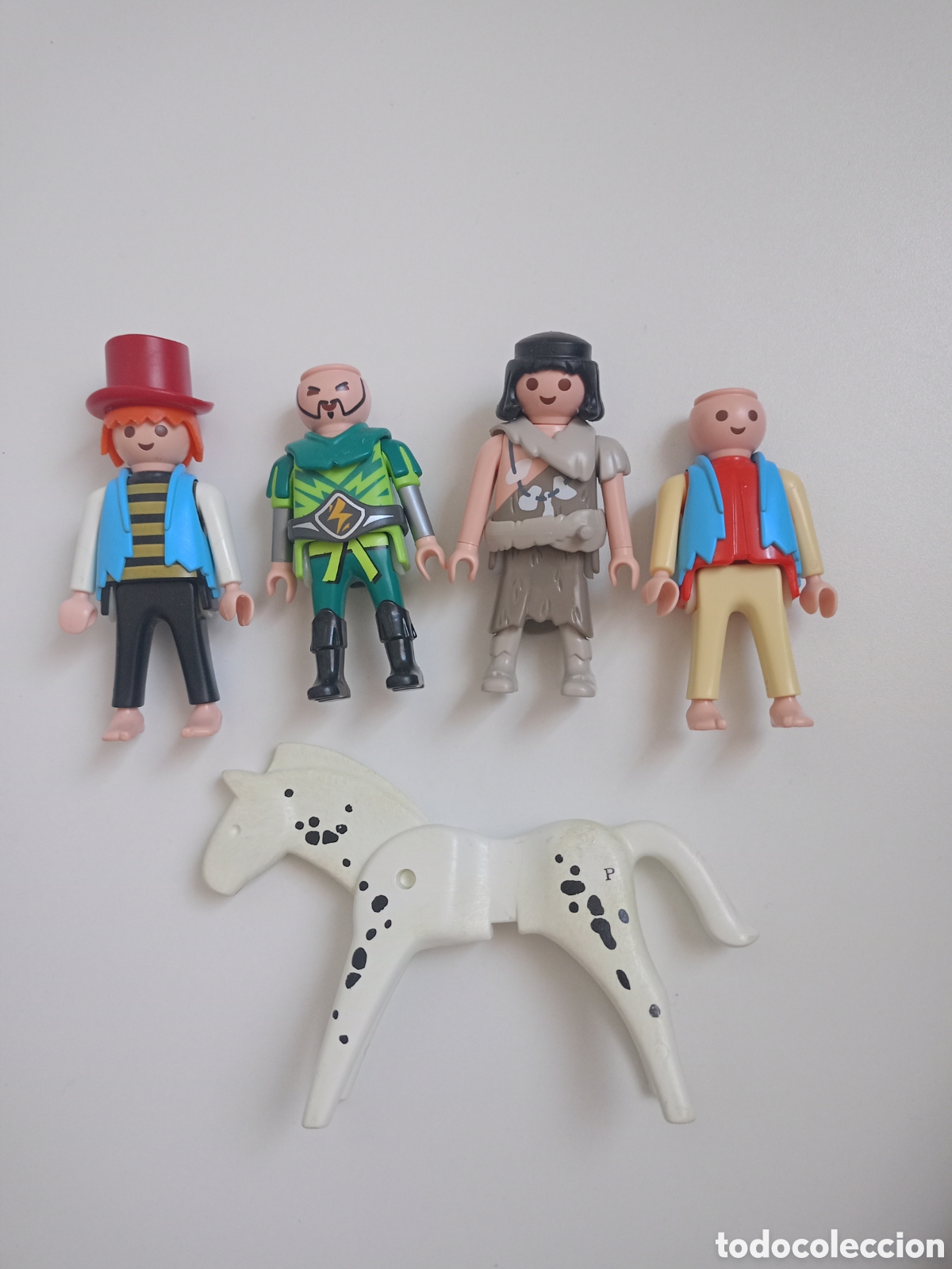 Playmobil: Lote figuras y caballo Playmobil