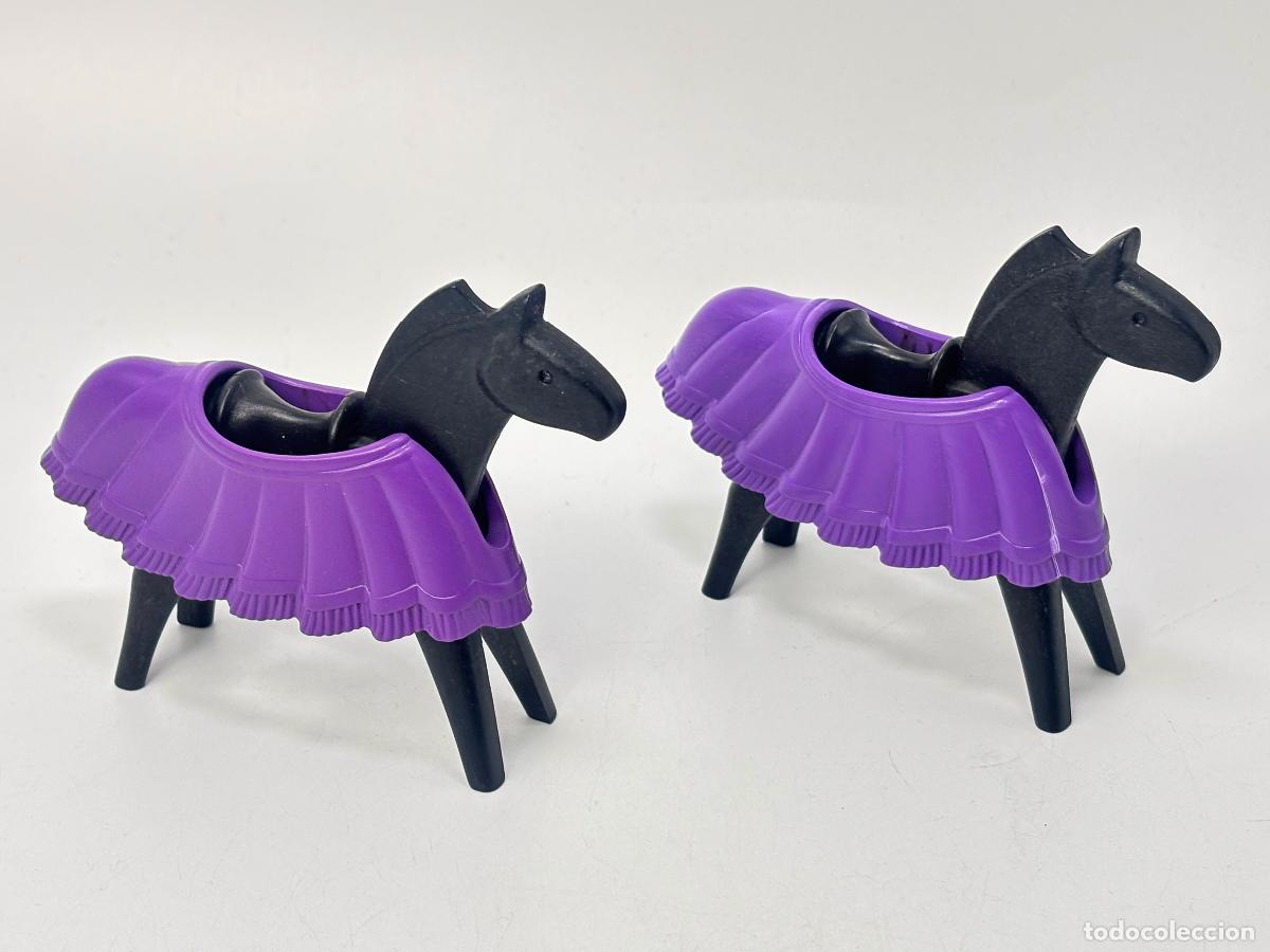 Playmobil: Playmobil caballo con manta y silla medieval