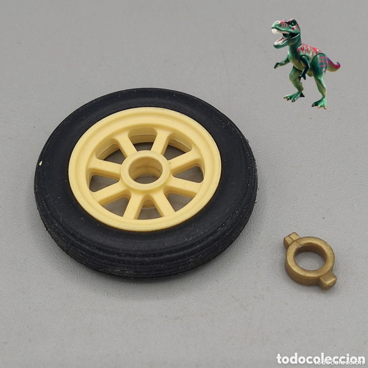 Playmobil: Playmobil 5620 rueda neumatico llanta coche de epoca antiguo victoriano pieza de repuesto 5300