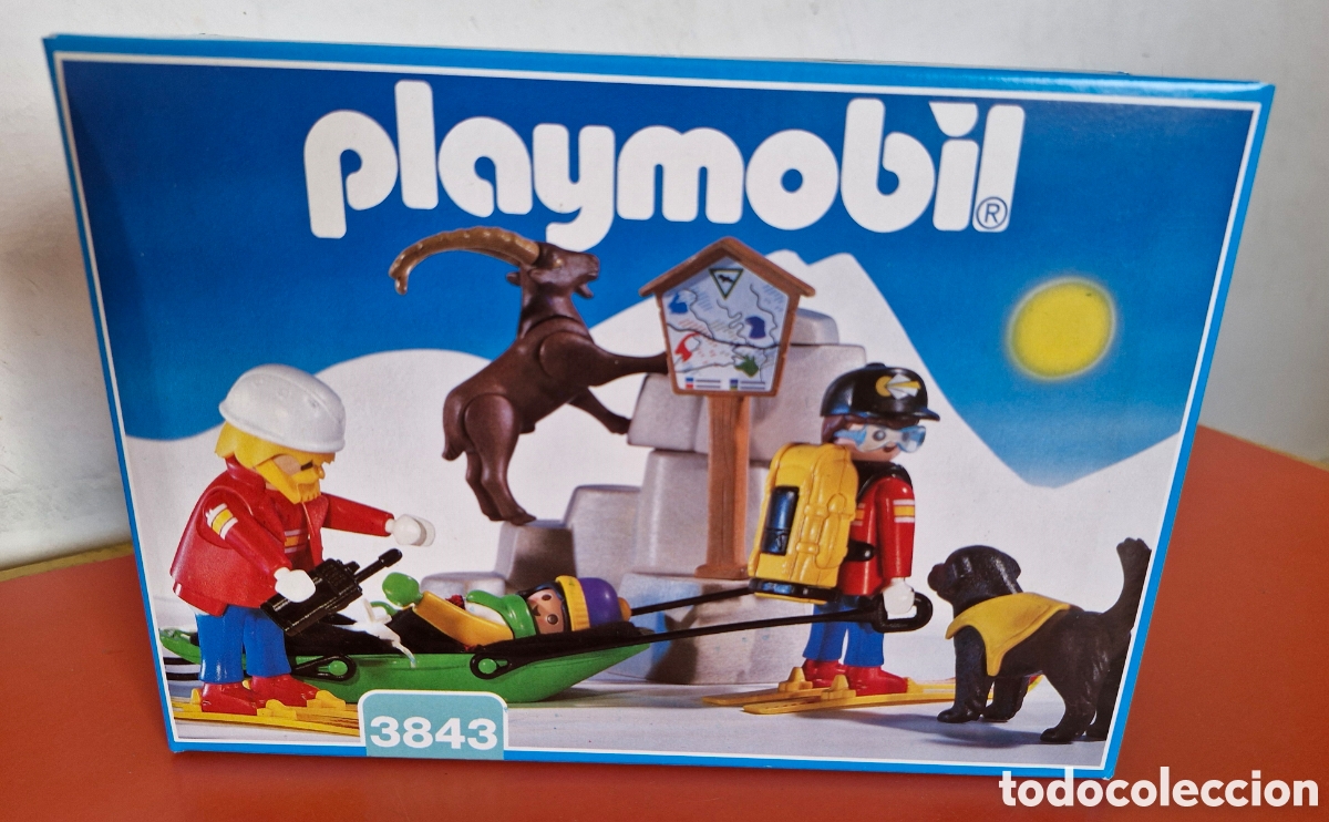 Playmobil: RESCATE ALPINO / MONTA&Ntilde;A REF. 3843 PLAYMOBIL 1995.CAJA SIN ABRIR.