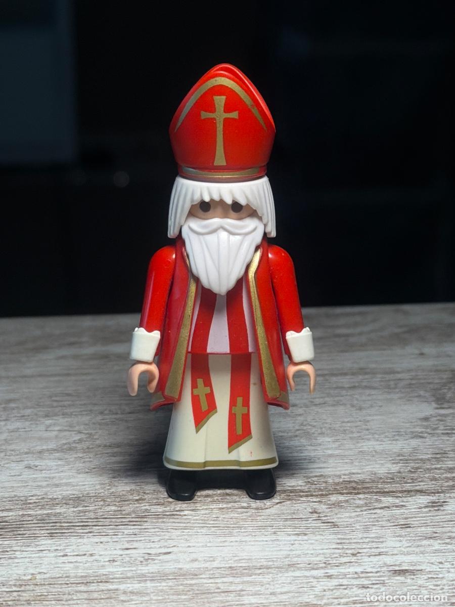 Playmobil: Figura mu&ntilde;eco Papa Cura Sacerdote Accesorio Complemento Playmobil