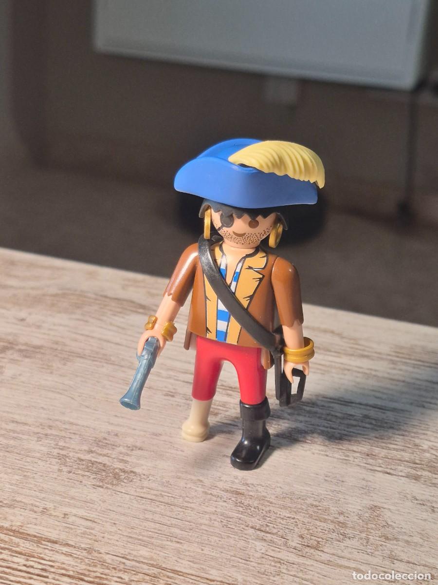 Playmobil: Figura mu&ntilde;eco Pirata Bucanero asaltante barco Accesorio Complemento Playmobil