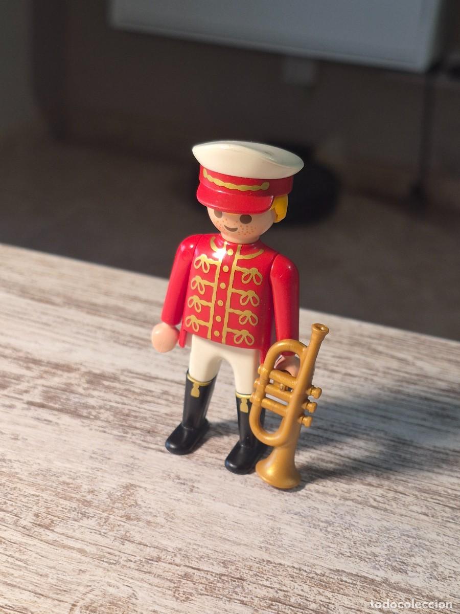 Playmobil: Figura mu&ntilde;eco M&uacute;sico trompeta banda Accesorio Complemento Playmobil