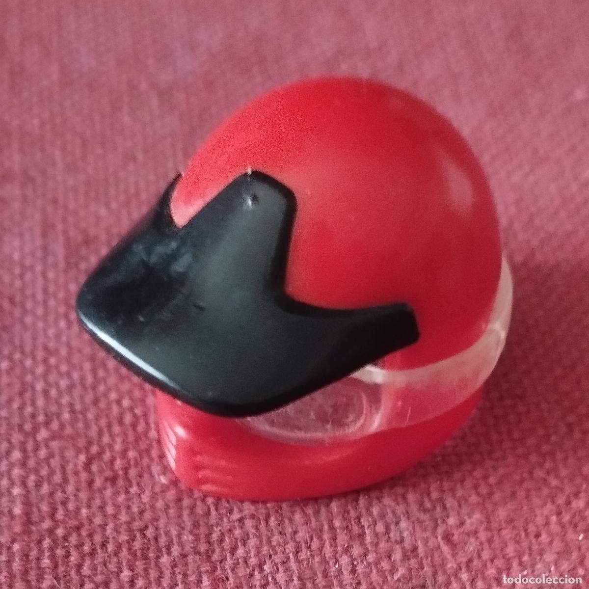 Playmobil: CASCO DE MOTORISTA ROJO CON VISERA Y GAFAS - MOTOCROS - PLAYMOBIL