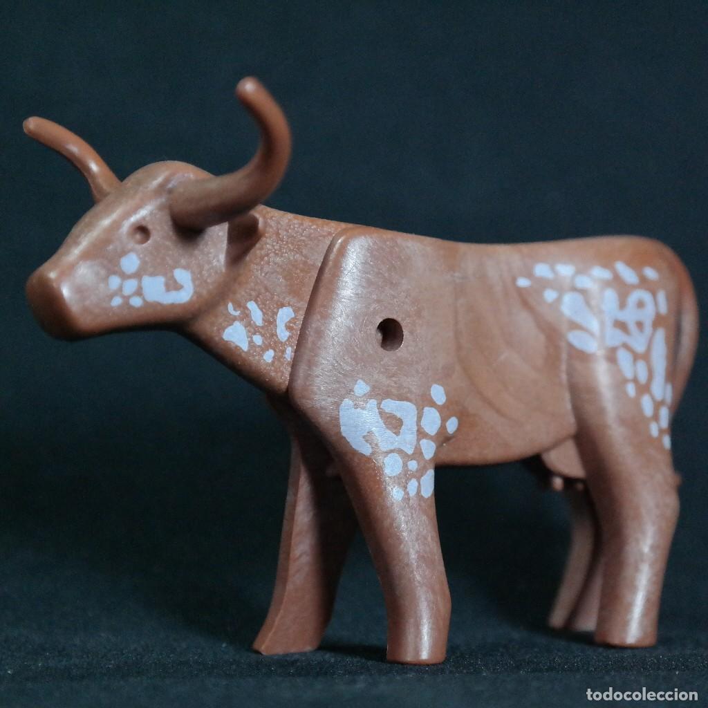 Playmobil: Playmobil vaca con manchas longhorn ☼