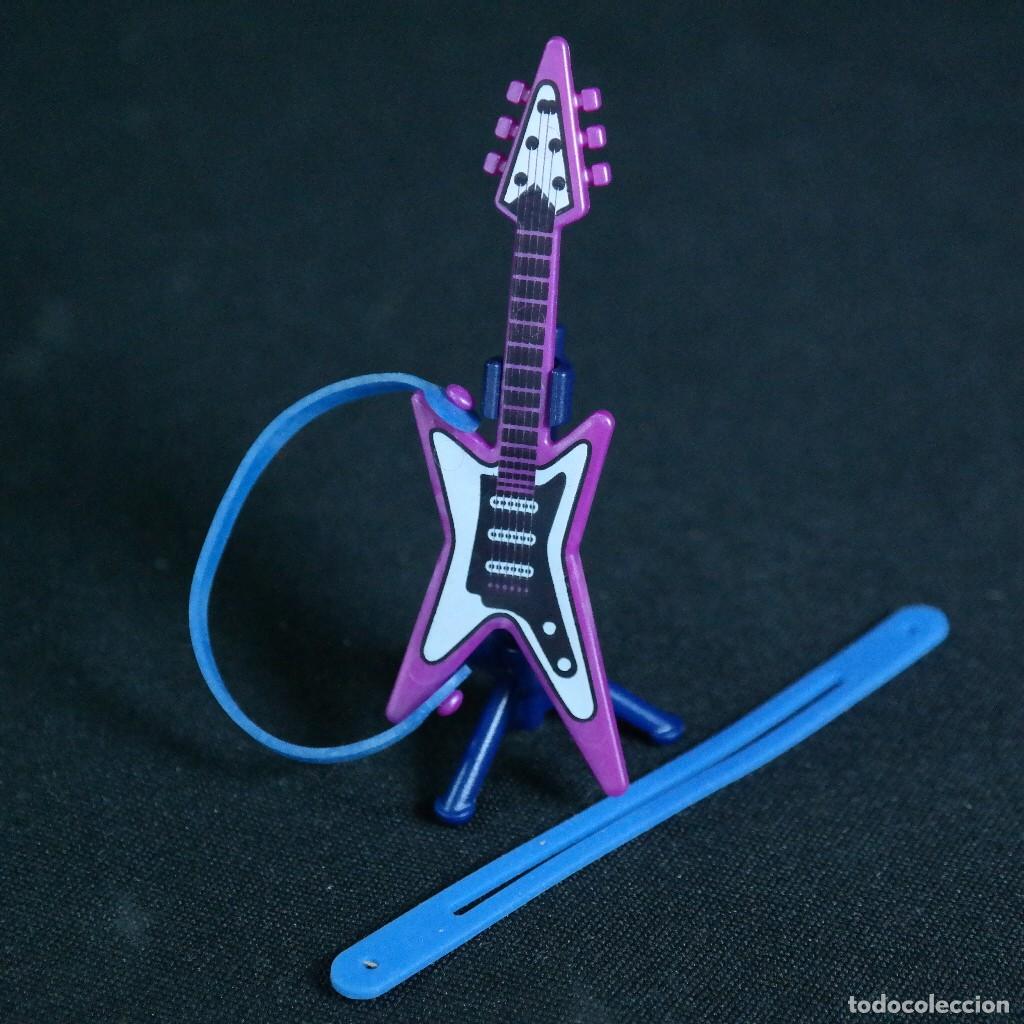Playmobil: Playmobil guitarra con soporte y cinturon adicional ☼