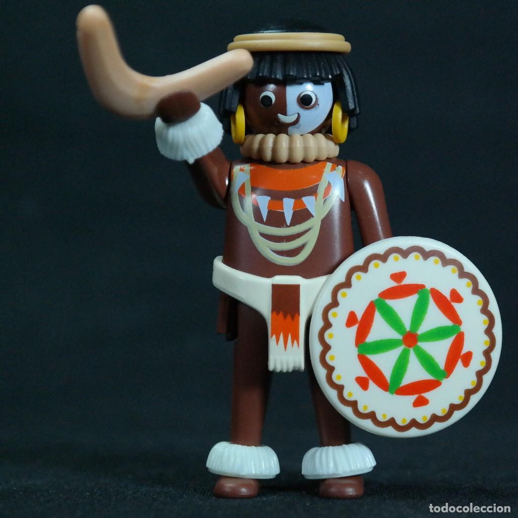 Playmobil: Playmobil guerrero africano con bumeran ☼