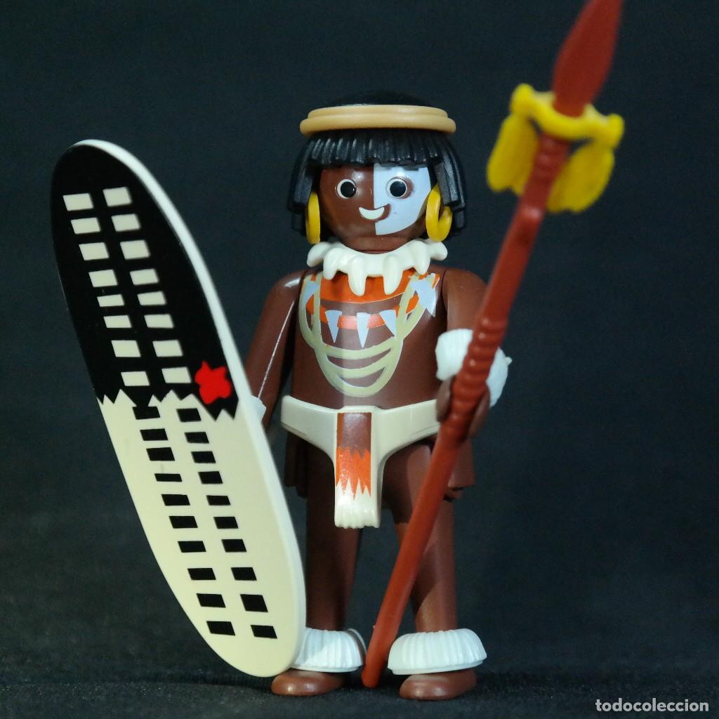 Playmobil: Playmobil guerrero africano con escudo ☼