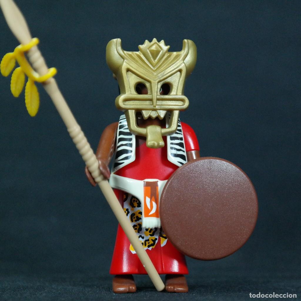 Playmobil: Playmobil guerrero africano zulu ☼