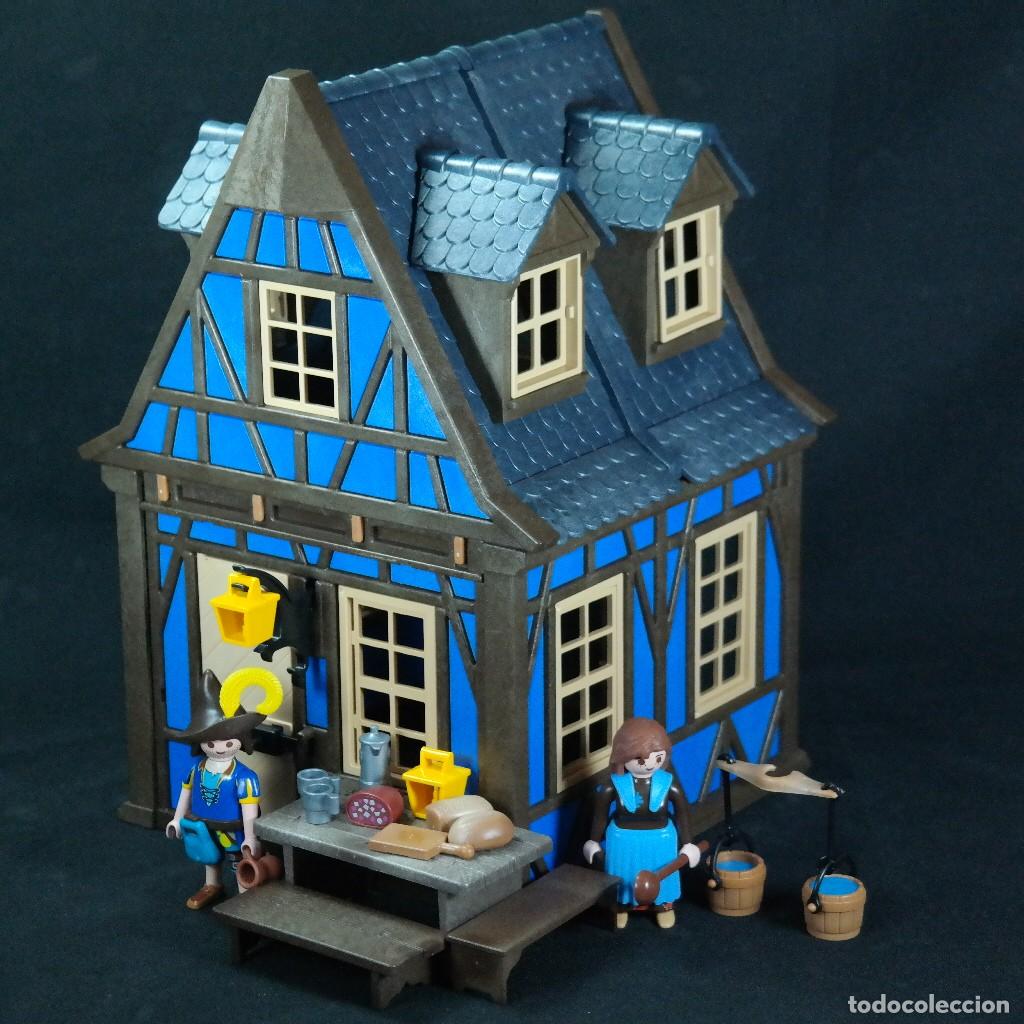 Playmobil: Playmobil casa azul steck con 2 figuras y accesorios ☼