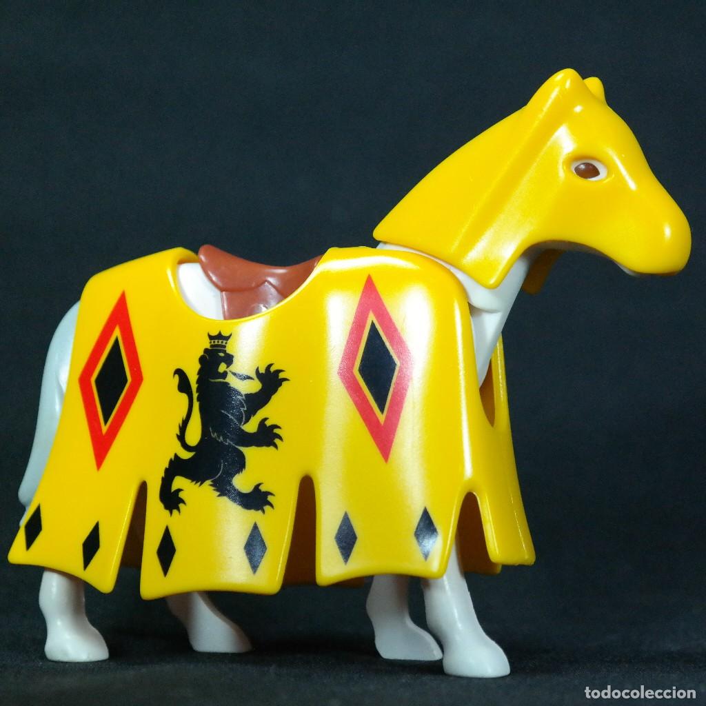 Playmobil: Playmobil caballo medieval con manta orden leon ☼