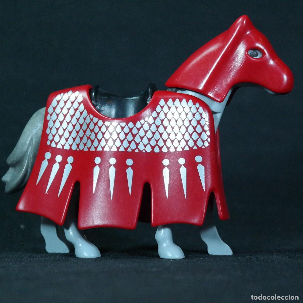 Playmobil: Playmobil caballo medieval con manta bordo ☼