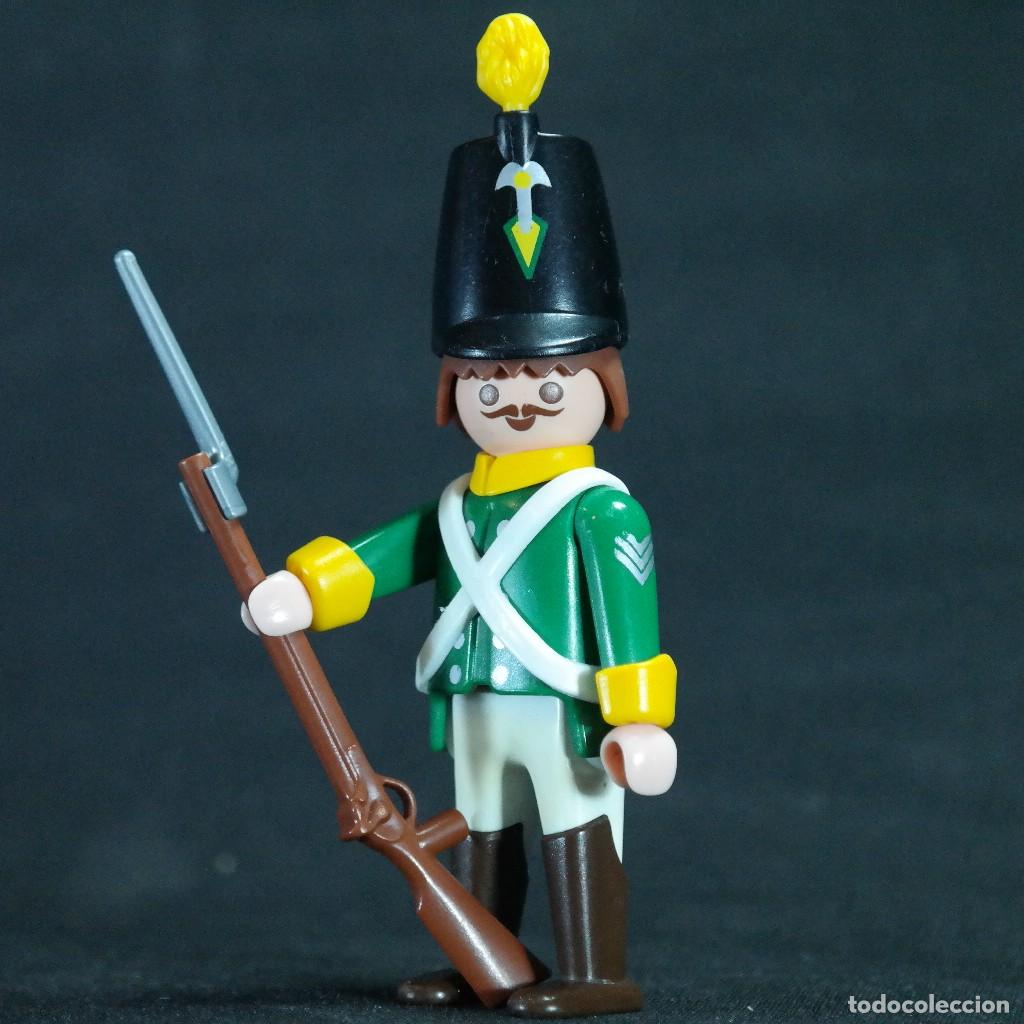 Playmobil: Playmobil soldado casaca verde ☼