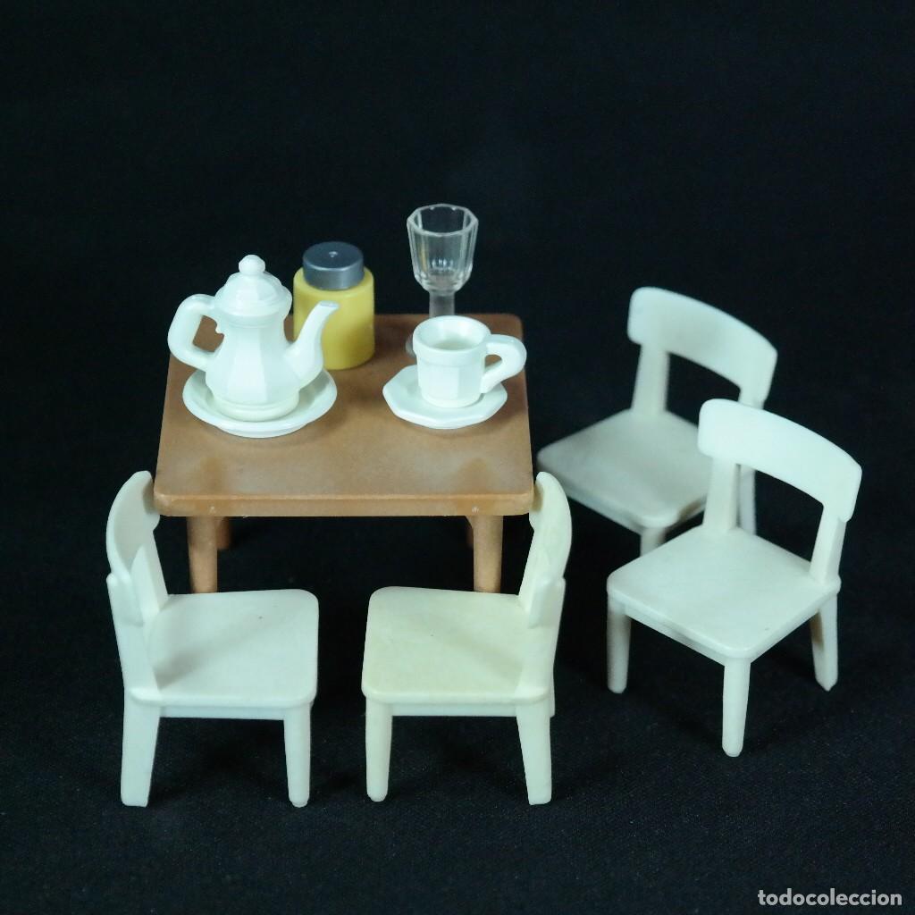Playmobil: Playmobil mesa con sillas y utensilios ☼