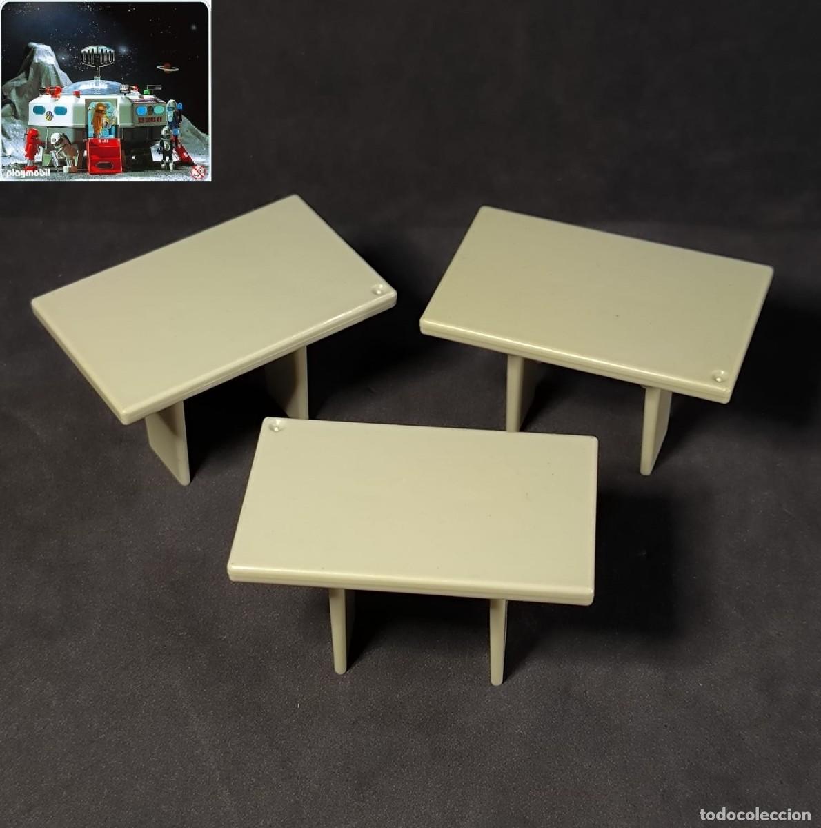 Playmobil: Playmobil 3 mesas grises ☼
