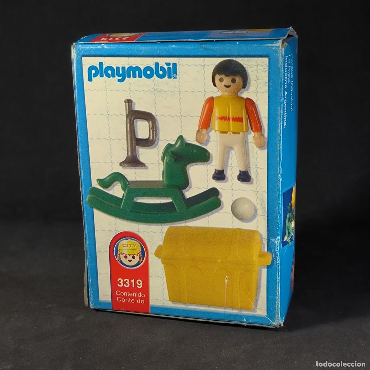 Playmobil: Playmobil ni&ntilde;o con caballitos ref.3319 con caja ☼