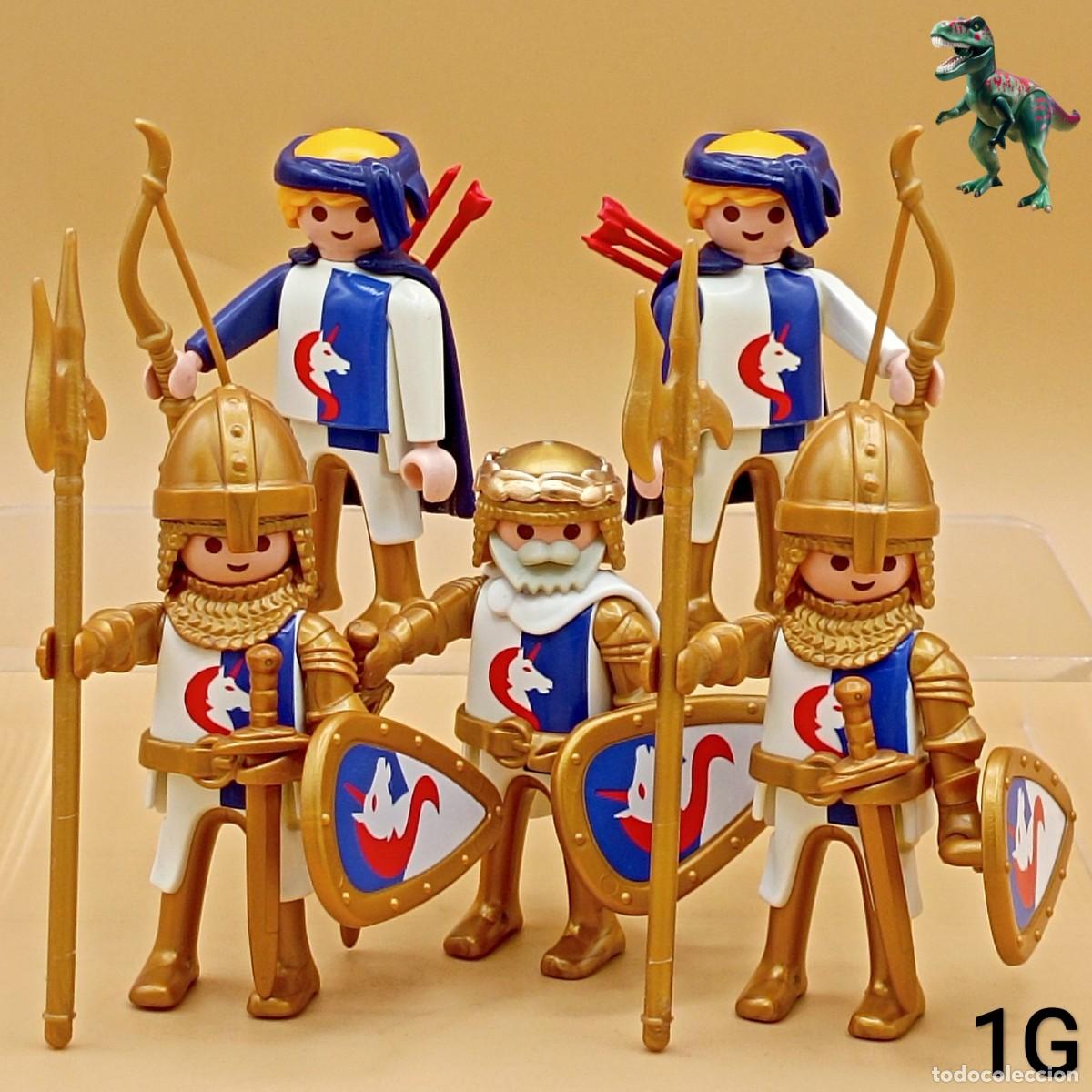 Playmobil: Playmobil batallon ejercito caballeros del unicornio guerrero soldado castillo medieval 3287 5815