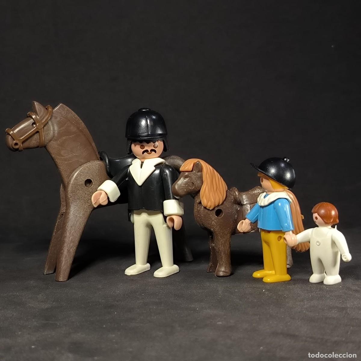 Playmobil: Playmobil jinete con caballo y ni&ntilde;os ☼
