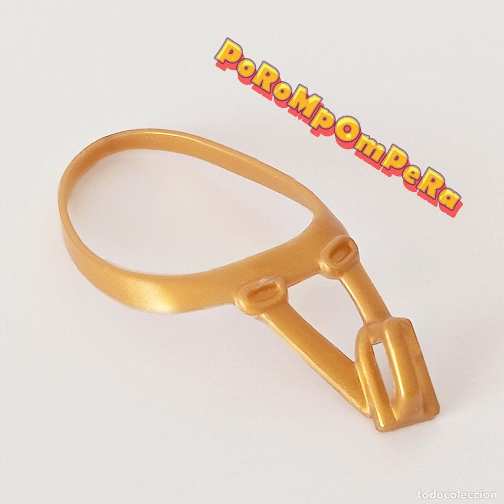 Playmobil: PLAYMOBIL porta espada amplio dorado SIMILAR 3286 3940 4444 4798 5347 6164 6228 + bandolera sable O4