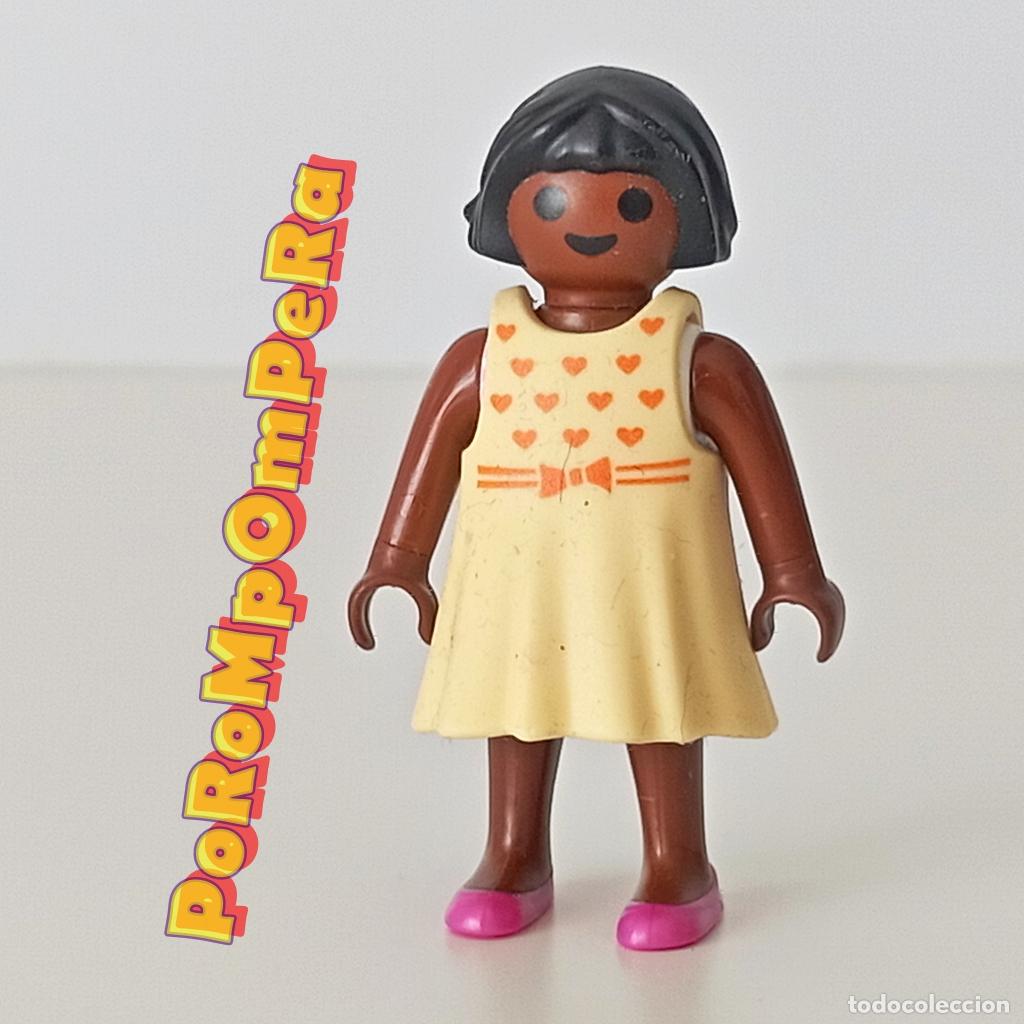 Playmobil: PLAYMOBIL figura ni&ntilde;a con vestido de goma CUSTOM/COMPLETAR infantil O4