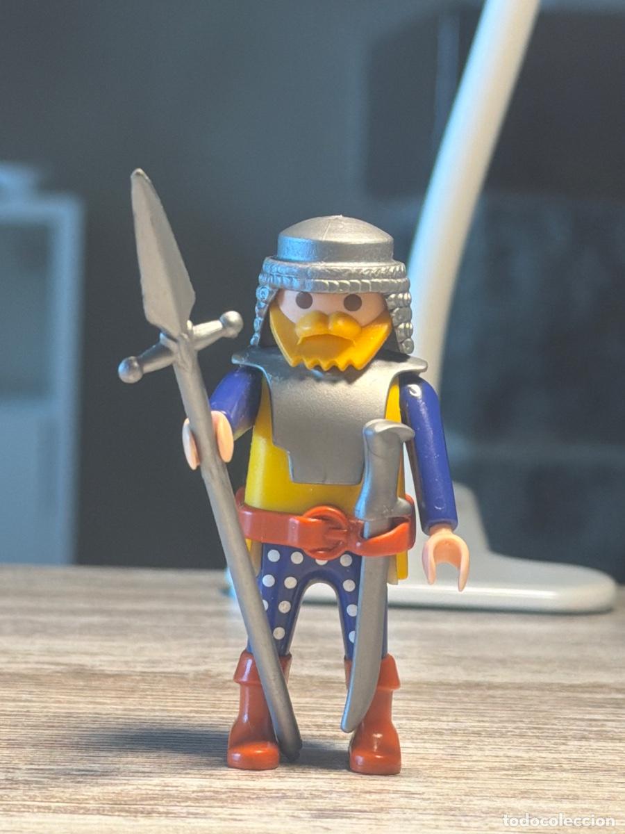 Playmobil: Figura medieval romano guerrero b&aacute;rbaro arquero vikingo griego complemento accesorio Playmobil