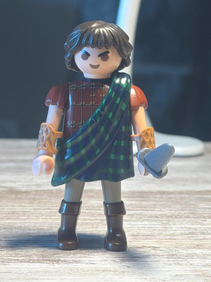 Playmobil: Figura medieval romano guerrero b&aacute;rbaro arquero vikingo griego complemento accesorio Playmobil