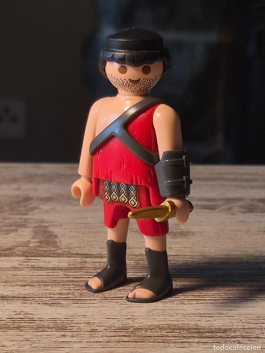 Playmobil: Figura medieval romano guerrero b&aacute;rbaro arquero vikingo griego complemento accesorio Playmobil