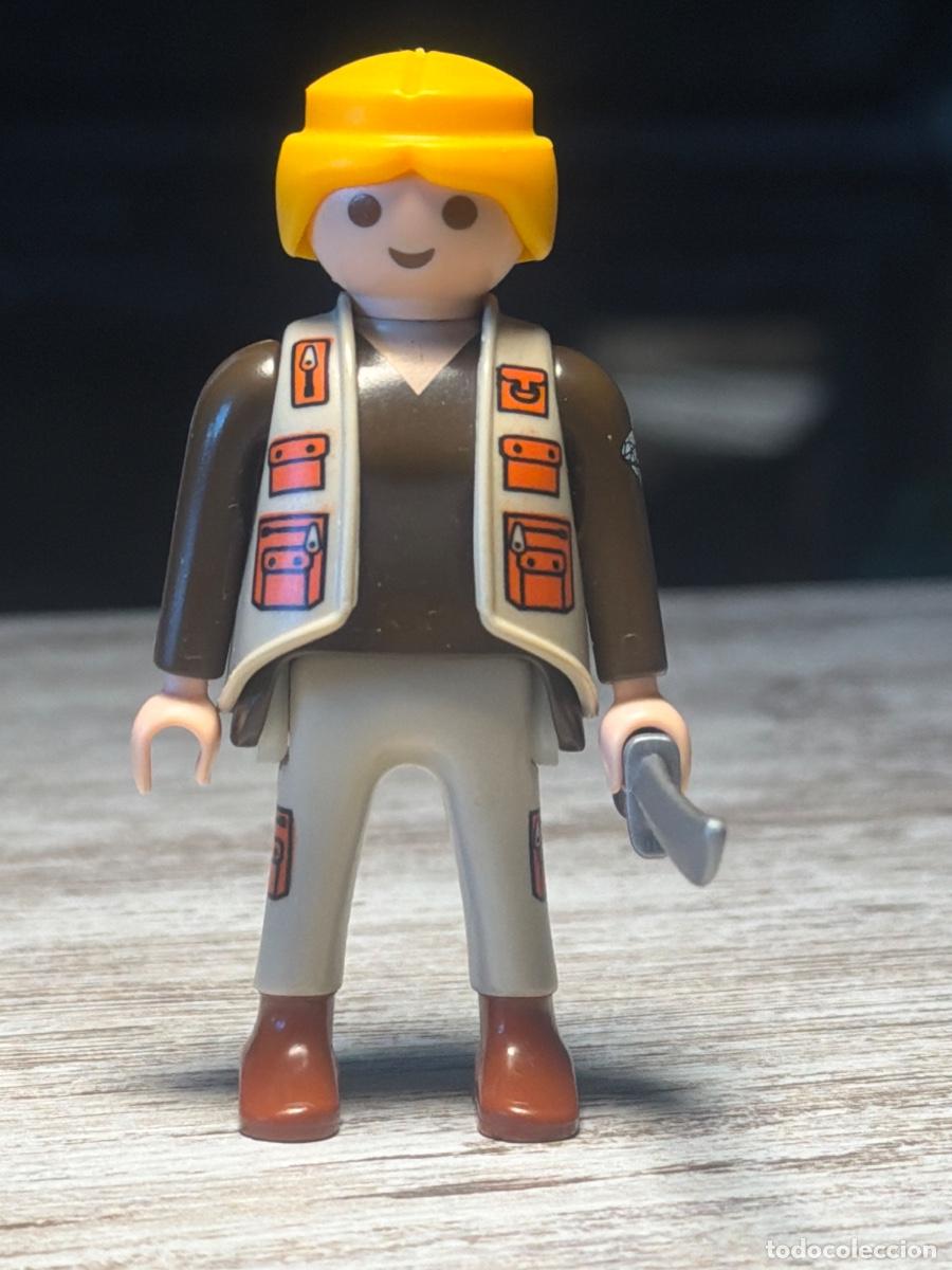 Playmobil: Figura mu&ntilde;eco mujer safari complemento accesorio playmobil