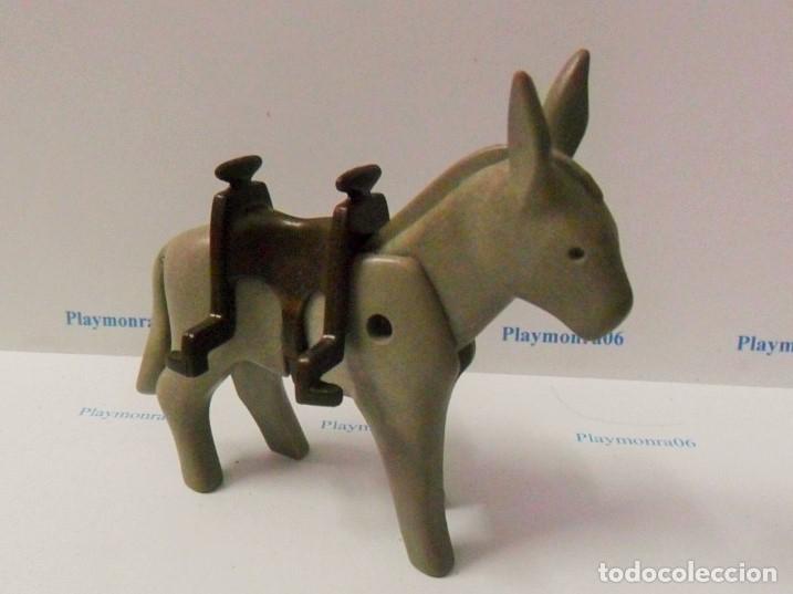 Playmobil: PLAYMOBIL P103 BURRO 1&ordf; EPOCA CON MONTURA DE CARGA