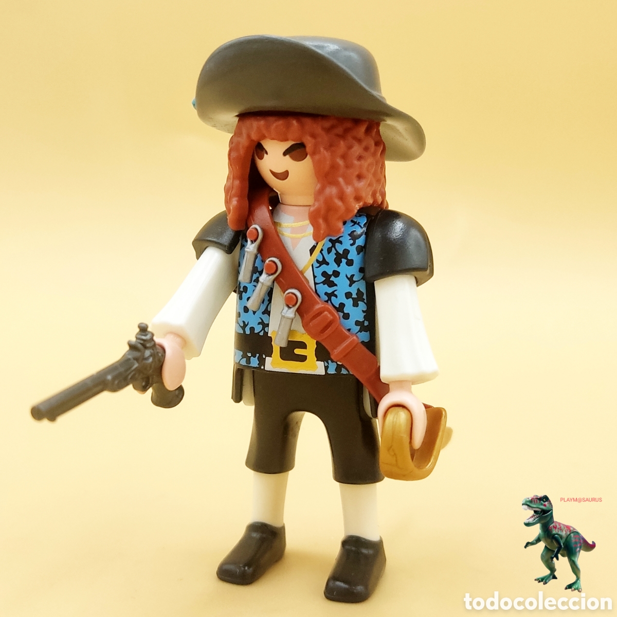 Playmobil: Playmobil figura capitan pirata corsario bucanero tripulante marino marinero 6683 5135 4290 3940