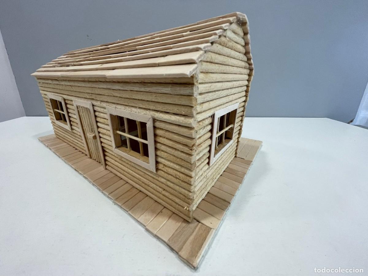 Playmobil: Miniatura casa de madera artesanal - Foto 4