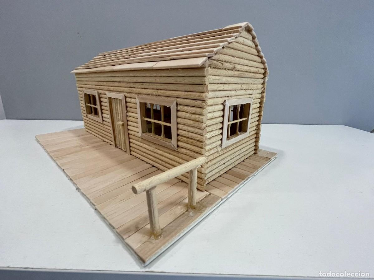 Playmobil: Miniatura casa de madera artesanal - Foto 5