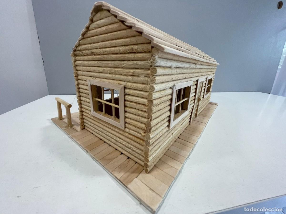 Playmobil: Miniatura casa de madera artesanal - Foto 7