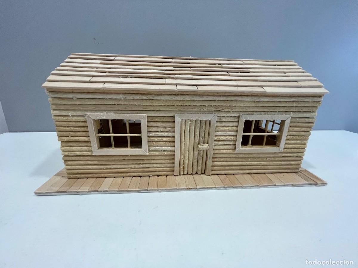 Playmobil: Miniatura casa de madera artesanal - Foto 8