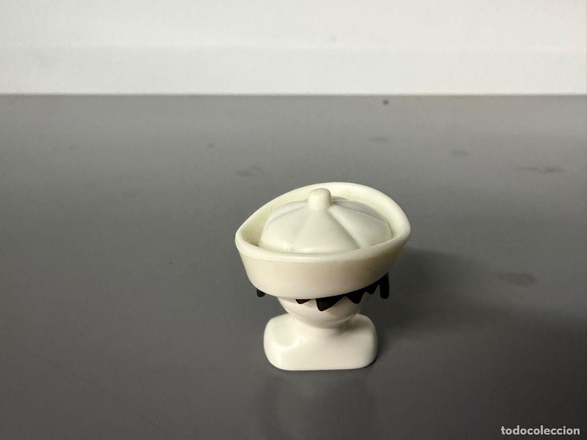 Playmobil: PLAYMOBIL GORRO MARINERO GORRA BOINA blanco impecable -SOLO SE VENDE GORRA-